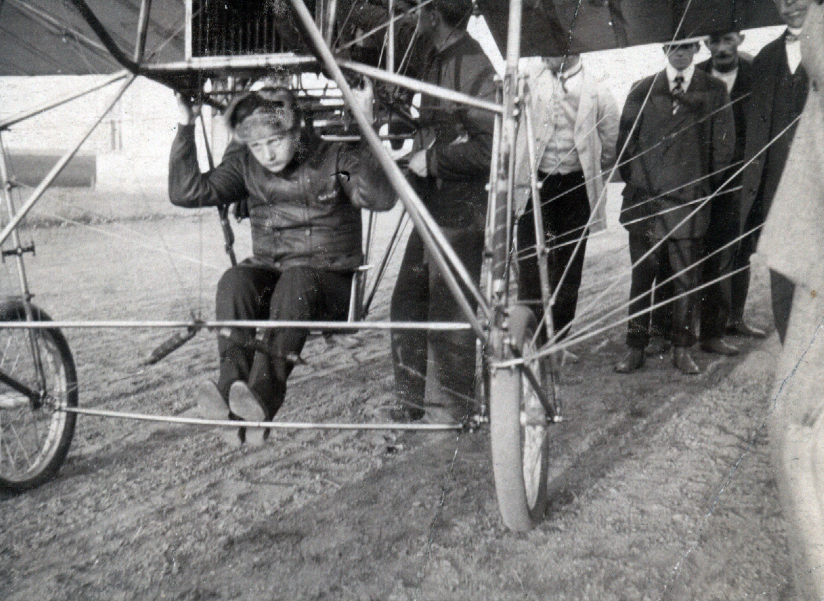Lille Dreyer som flypassager